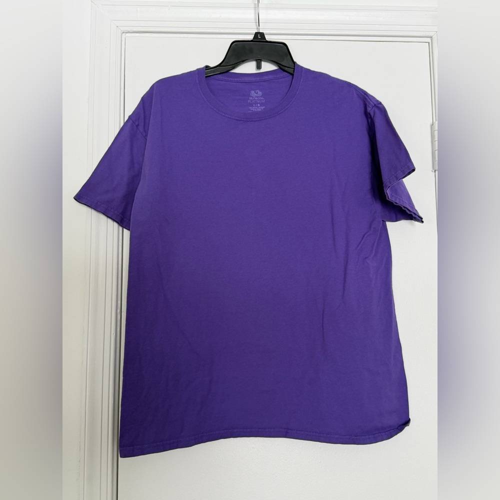 Fruit of the Loom Unisex Short Sleeve Tee - Purple